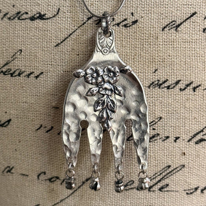 Vintage Fork Necklace One of a Kind Wearable History