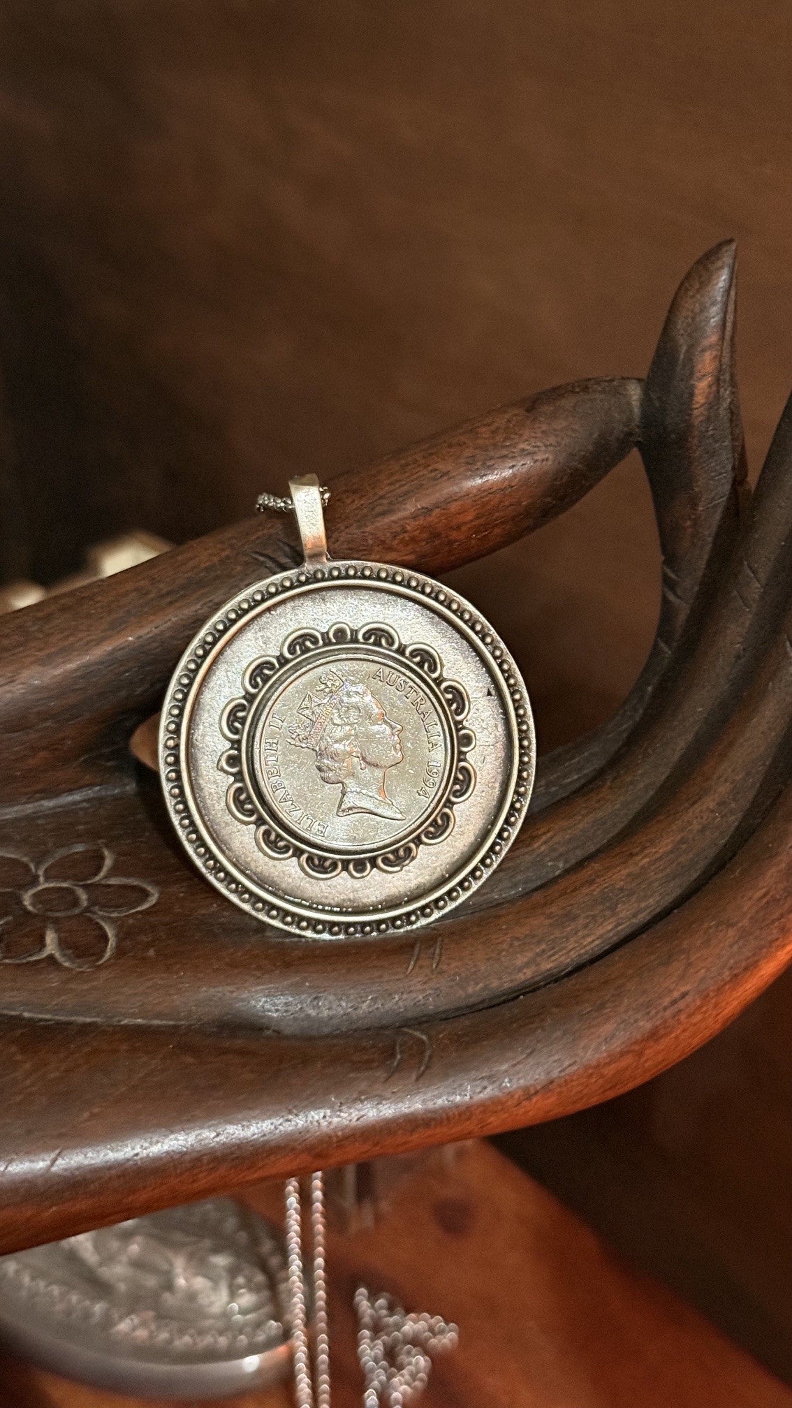 1994 Australian 20 Cent Coin Necklace