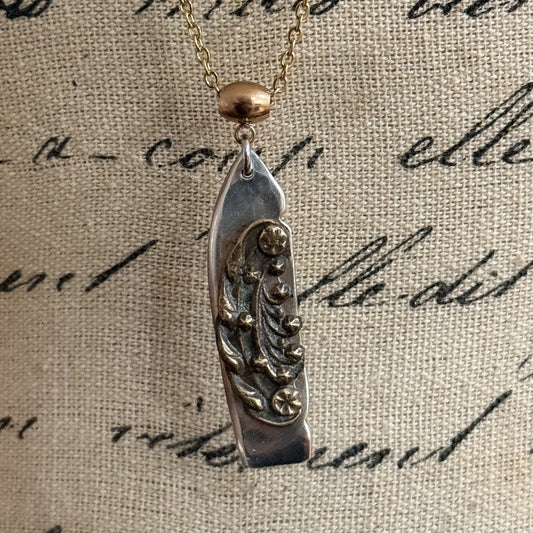 Repurposed Vintage Silverware & Jewellery Necklace | One of a Kind