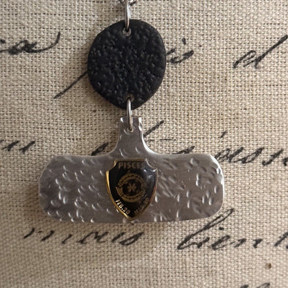Vintage Pisces Zodiac Necklace