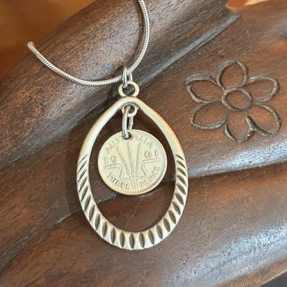 1961 Australian Threepence Necklace
