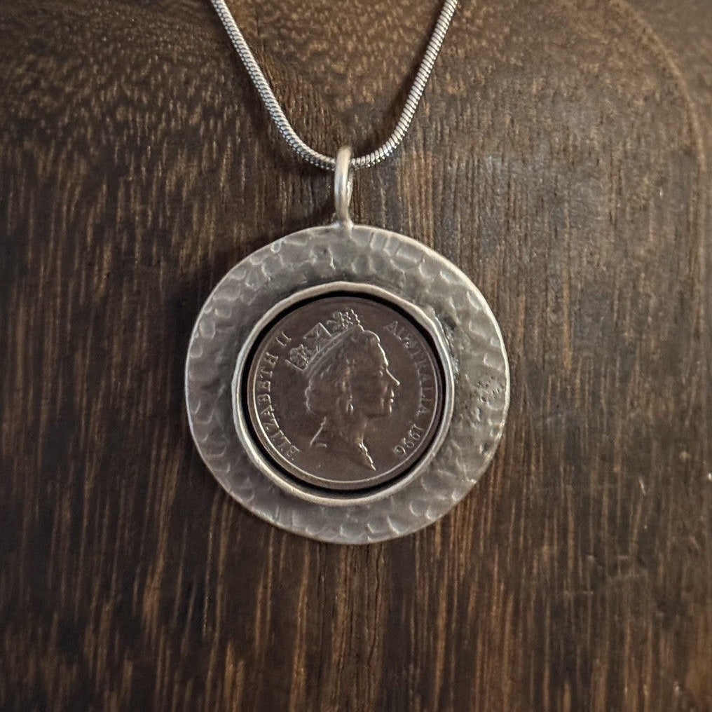 1996 Australian 10 Cent Coin Necklace