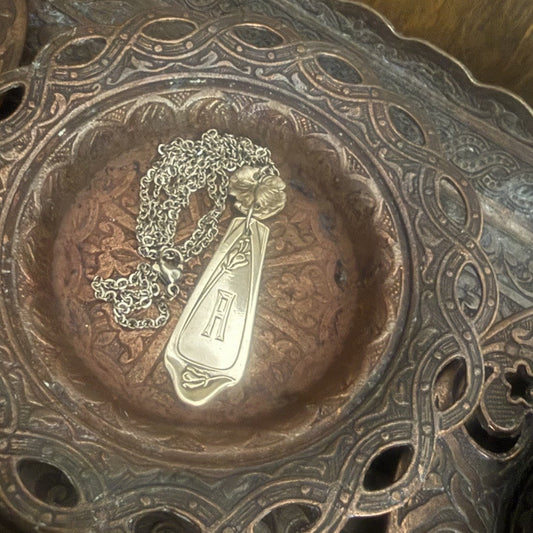 "A" Necklace German Silver