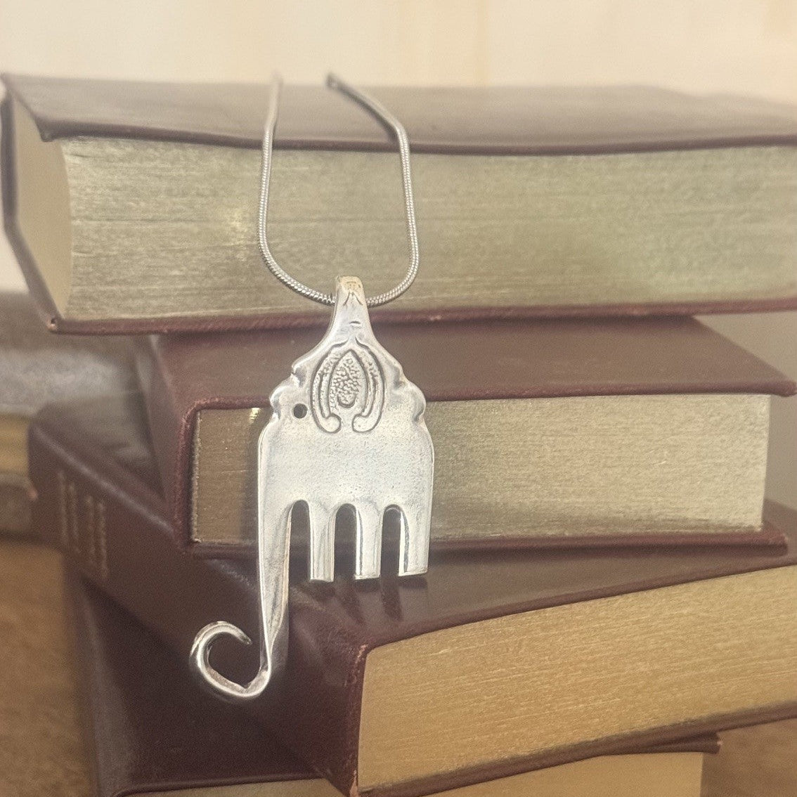 Elephant Necklace from Vintage Jasmine Fork