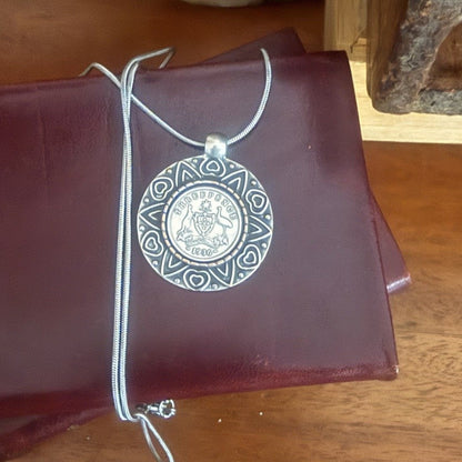 1936 Australian Threepence Coin Necklace