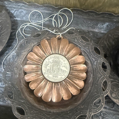 1954 Australian Florin Coin Necklace