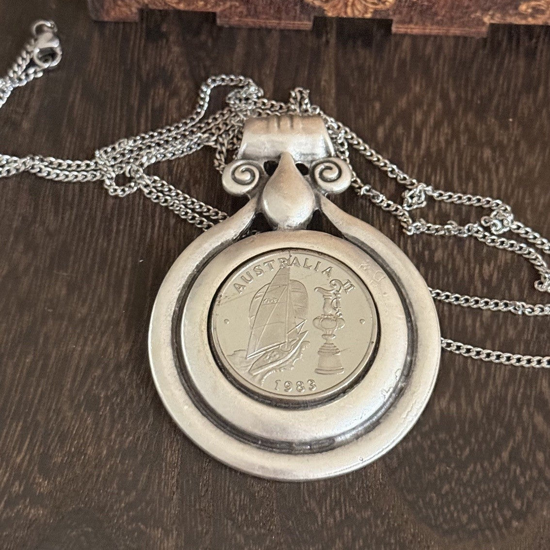 1983 Australia II Commemorative Token Necklace