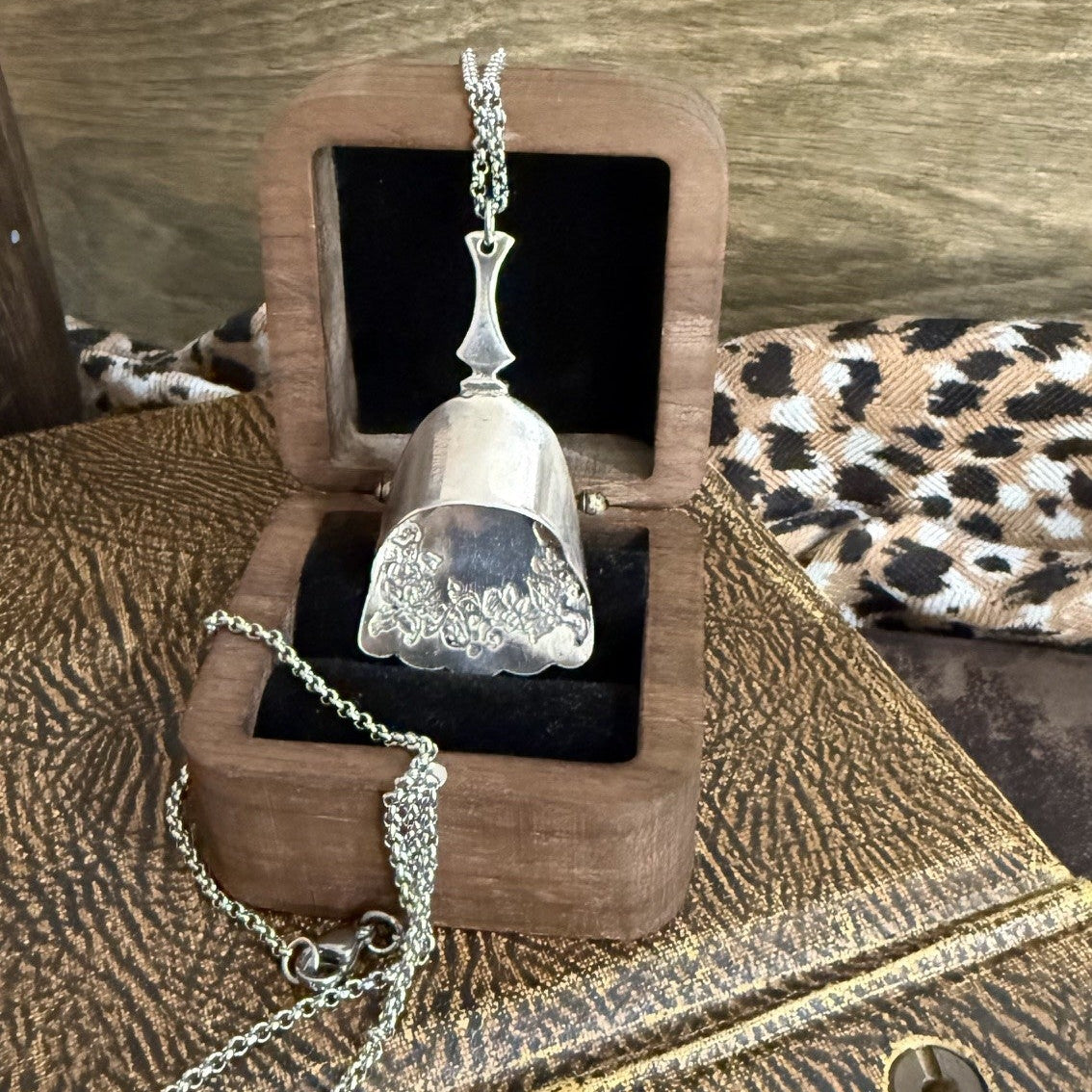 Vintage Sugar Caddy Shovel Necklace