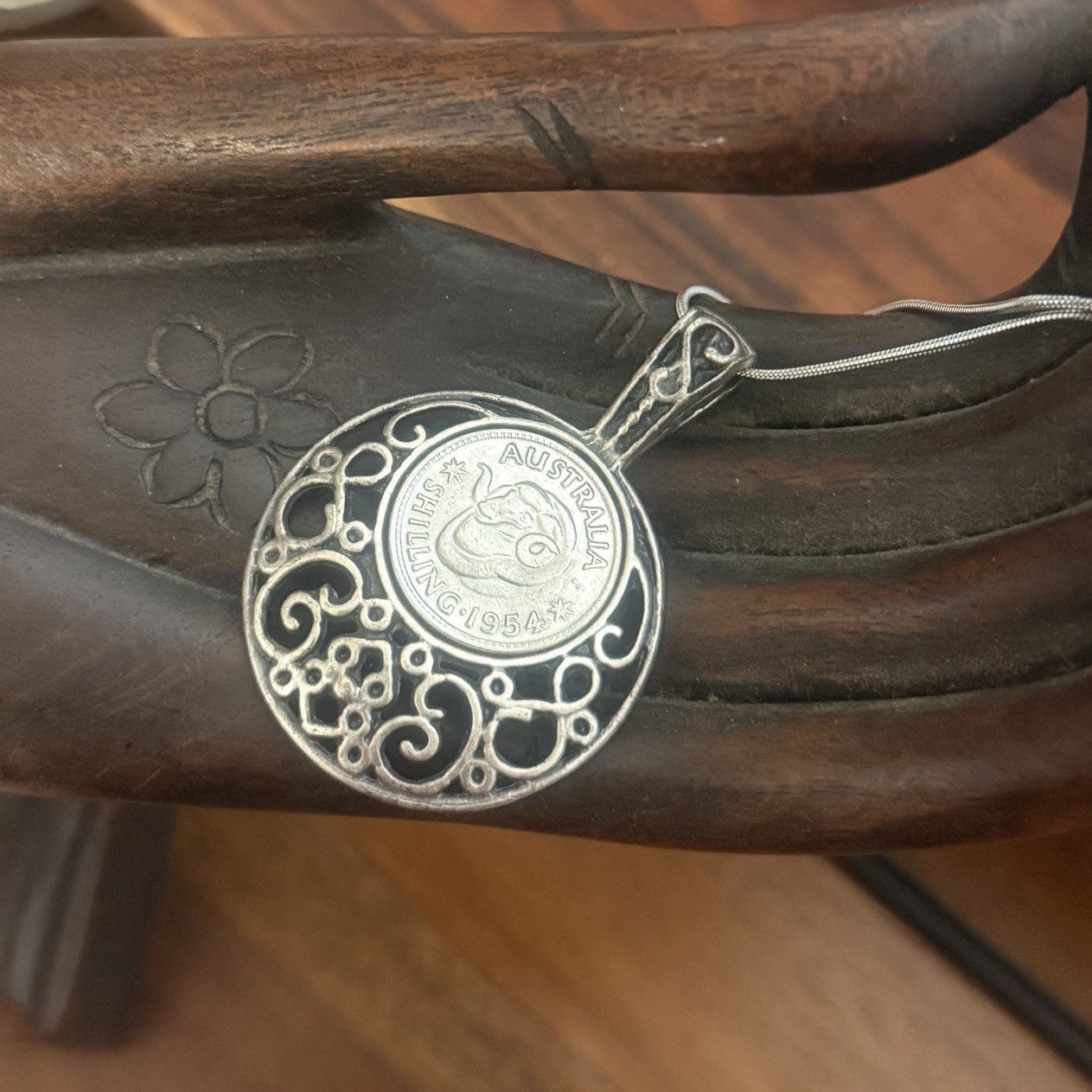 1954 Australian Shilling Necklace