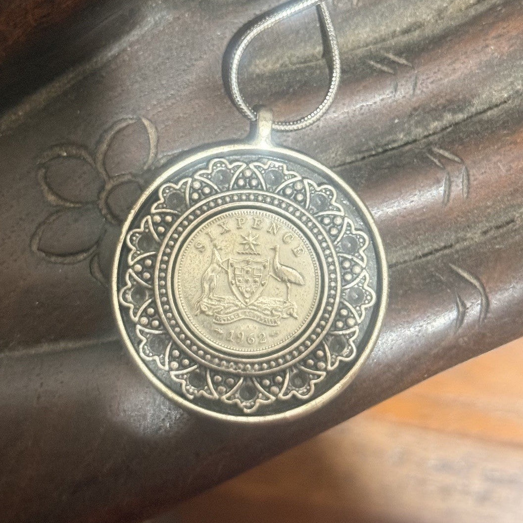 1962 Sixpence Necklace