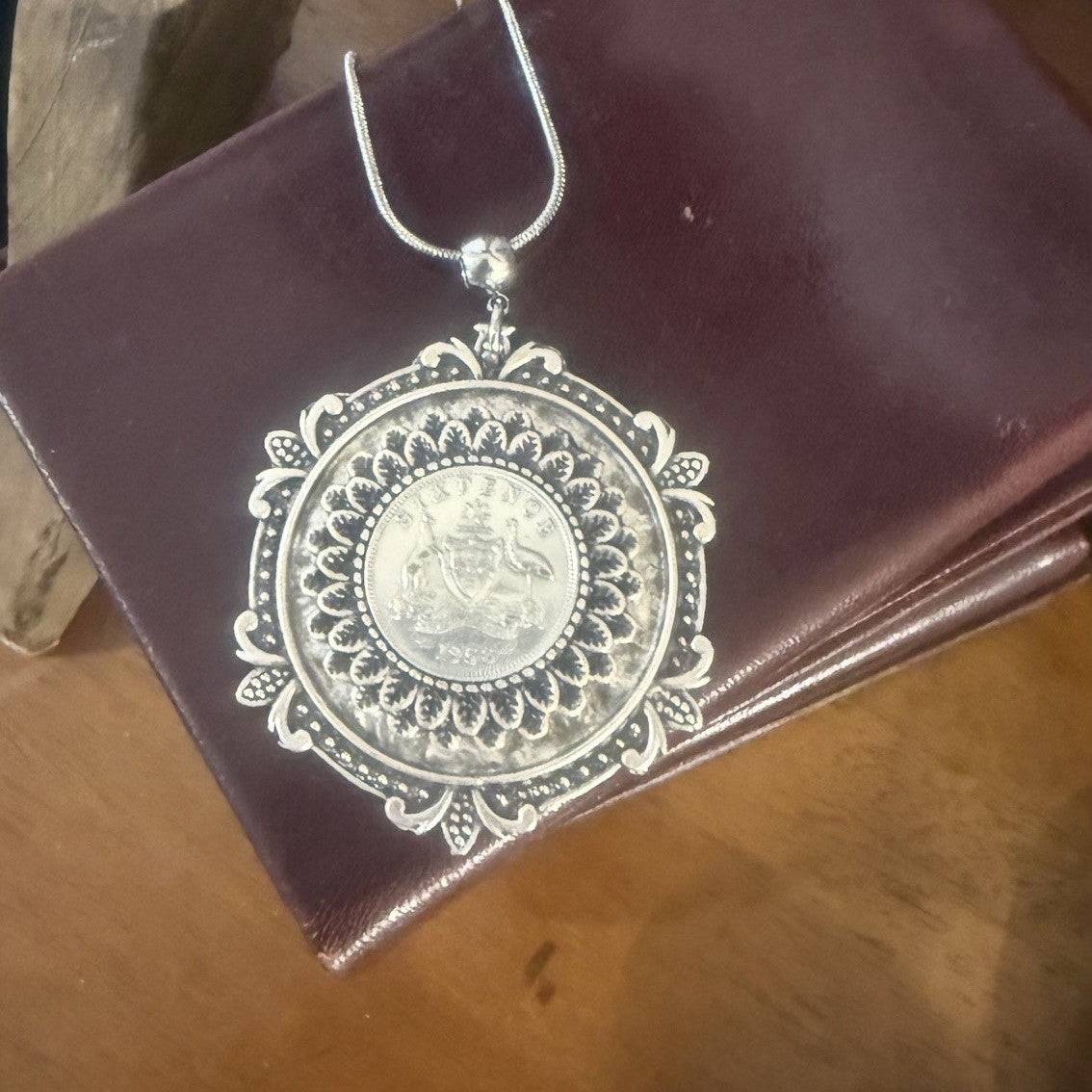 1958 Australian Sixpence Necklace