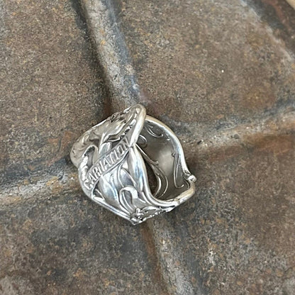 Sterling Silver Ring - Pisces Zodiac