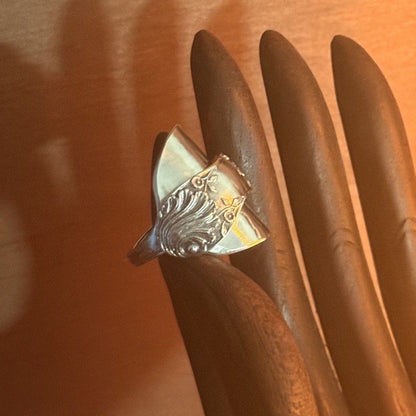 Vintage Rowbotham & Co Saddle Spoon Ring
