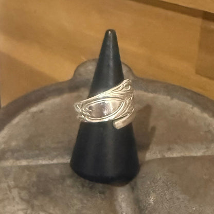 Edwardian 1900s Silverware Wrap Ring