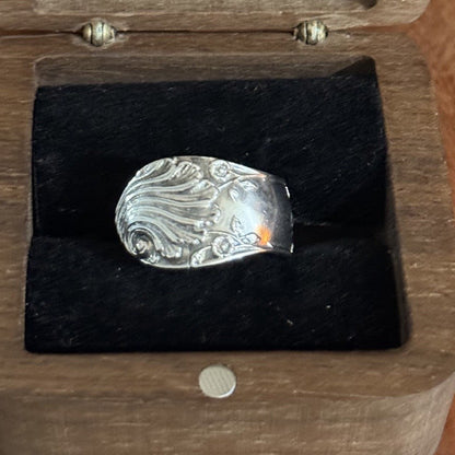 Vintage Rowbotham & Co Spoon Handle Band Ring