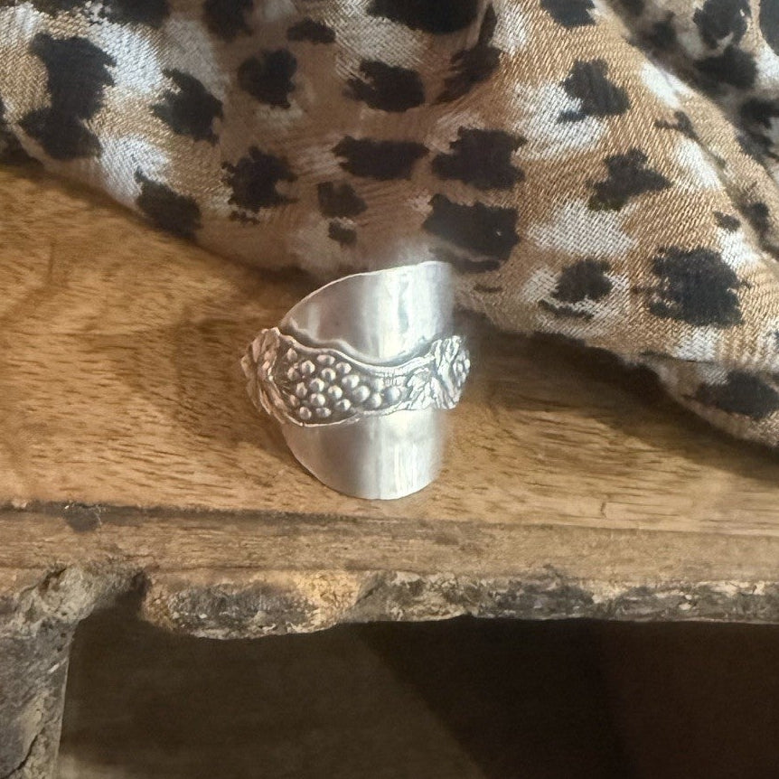 Sterling Silver Saddle Ring