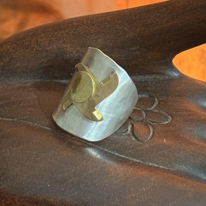 Vintage Spoon Ring Watch Movement Ring