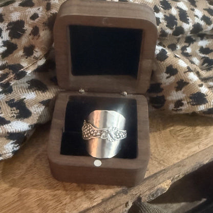 Sterling Silver Saddle Ring
