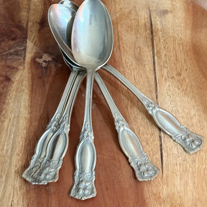 WM. A. Rogers Early 1900s Floral Spoon Handle Necklace