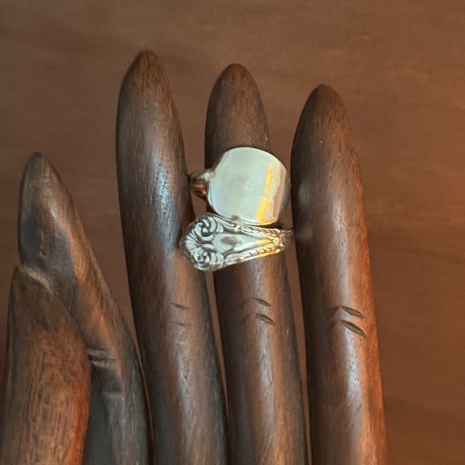1913 Sterling Silver Sugar Nips Wrap Ring