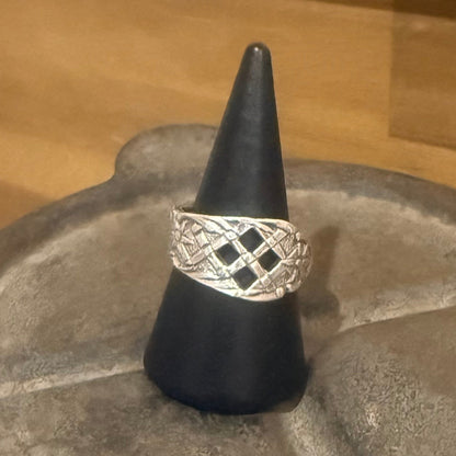 Dutch vintage spoon band ring
