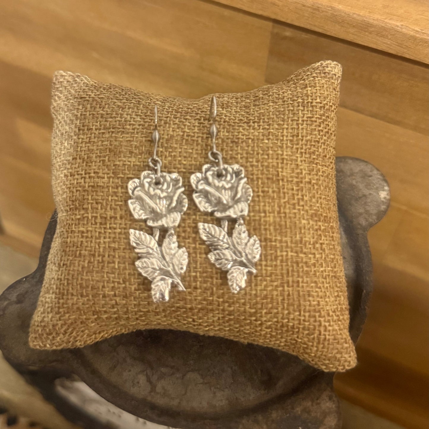 Hildesheimer 1920s Rose earrings