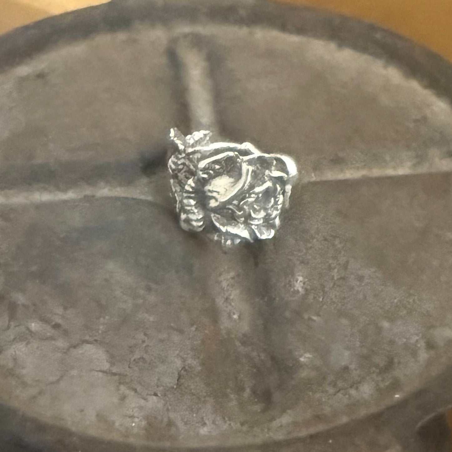 1920s Hildesheimer Rose Spoon Ring