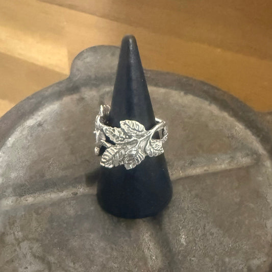 Hildesheimer 1920s Rose Spoon Ring