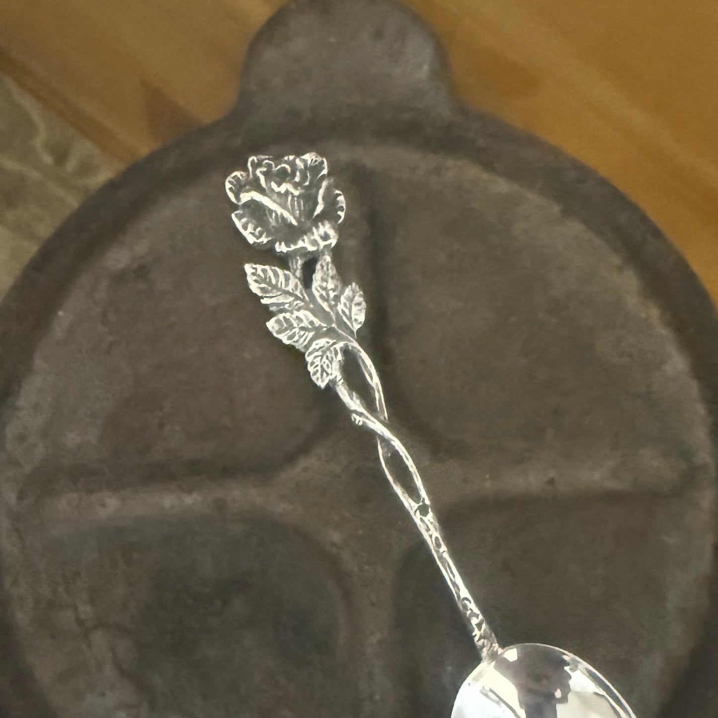 1920s Hildesheimer Rose Spoon Ring