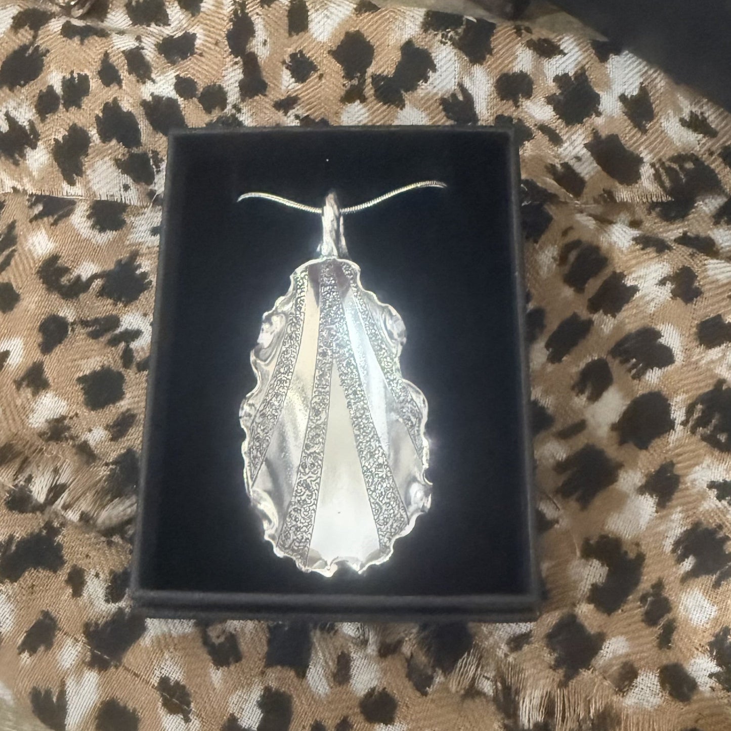 Scalloped Spoon Necklace