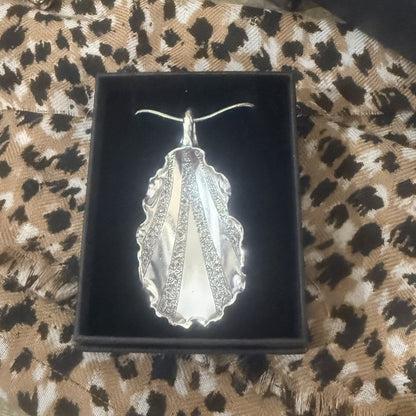 Scalloped Spoon Necklace