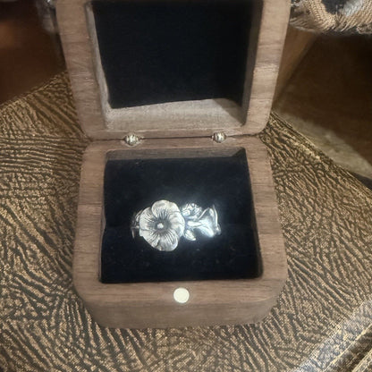 Sterling Silver Forget me not Ring