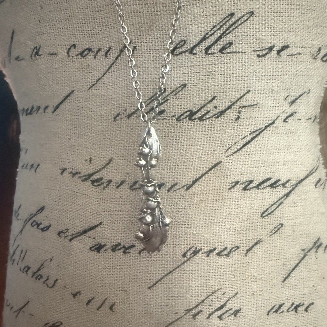 Sterling Silver Floral Necklace