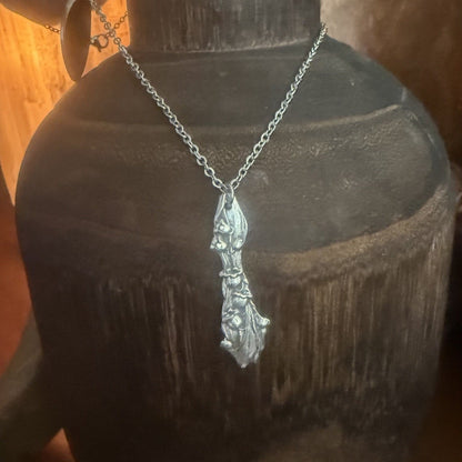 Sterling Silver Floral Necklace