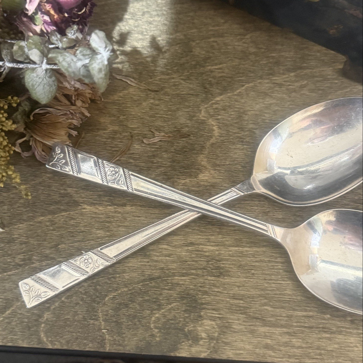 Vintage Viners England Silverware Butterfly Bracelet