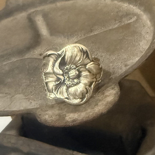 Sterling Silver Virgo Zodiac Ring