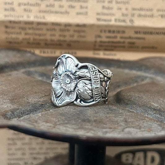Antique Sterling Silver Ring - Zodiac Date 1916 - Molly Made