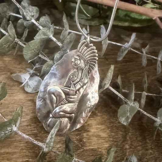 Sterling Silver Indian Necklace