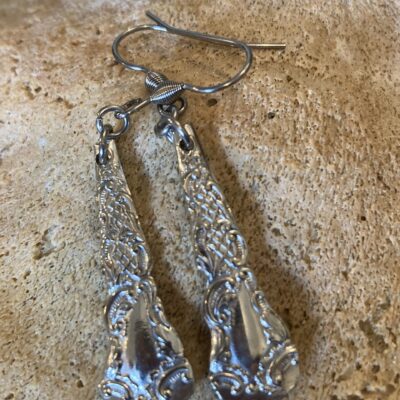 Handcrafted Silverware Earrings