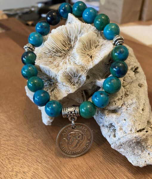 1959 Beaded Coin Bracelet - Image 2