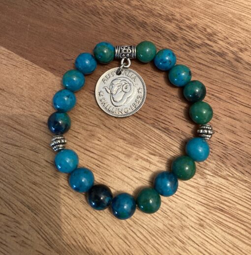 1959 Beaded Coin Bracelet - Image 3