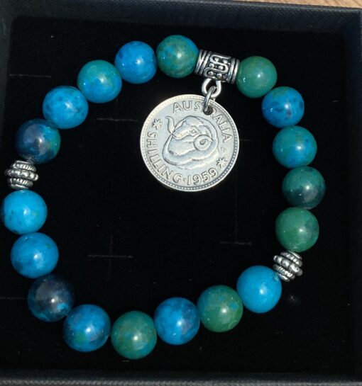 1959 Beaded Coin Bracelet - Image 4