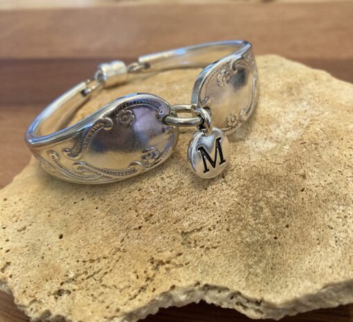 Vintage Cutlery Charm Bracelet 'M'