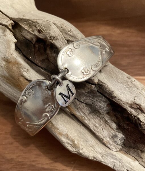 Vintage Cutlery Charm Bracelet 'M' - Image 3