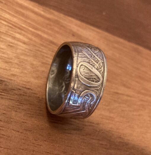 1966 Australian Fifty Cent Coin Ring - Image 3
