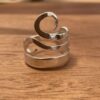 Spiral Twist Fork Ring