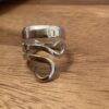 Spiral Twist Fork Ring - Image 3