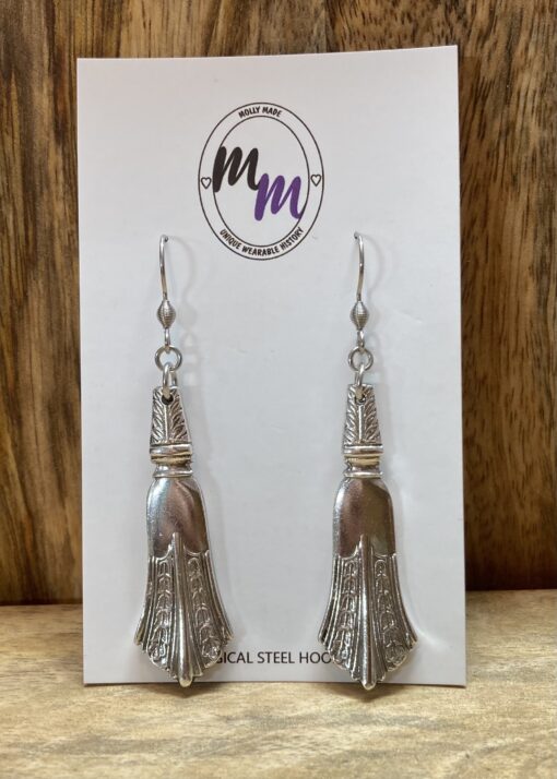Decorative Silverware Earrings - Image 2