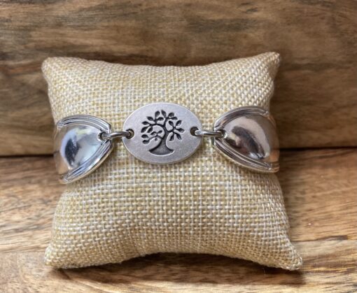Tree of Life Silverware Bracelet