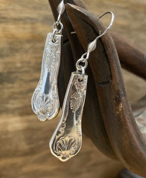 Decorative Silverware Earrings - Image 2
